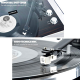 MBEAT HI-FI BLUETOOTH TURNTABLE (MMC, USB, ANTI-SKATING, PREAMPLIFIER) - MACASSAR EBONY