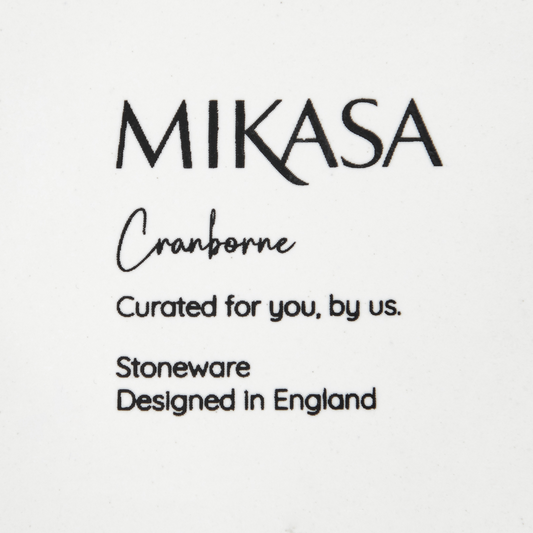MIKASA CRANBORNE 4PC STONEWARE MUG SET 320ML