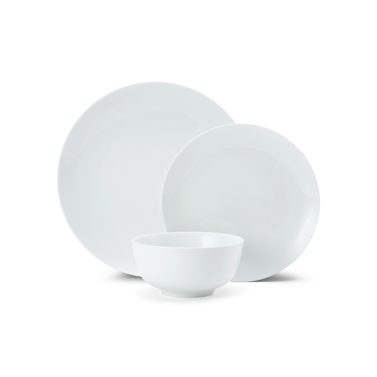 MIKASA CHALK 12PC PORCELAIN DINNER SET