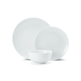 MIKASA CHALK 12PC PORCELAIN DINNER SET