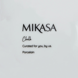 MIKASA CHALK 12PC PORCELAIN DINNER SET