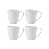 MIKASA CHALK 4PC PORCELAIN MUG SET 380ML