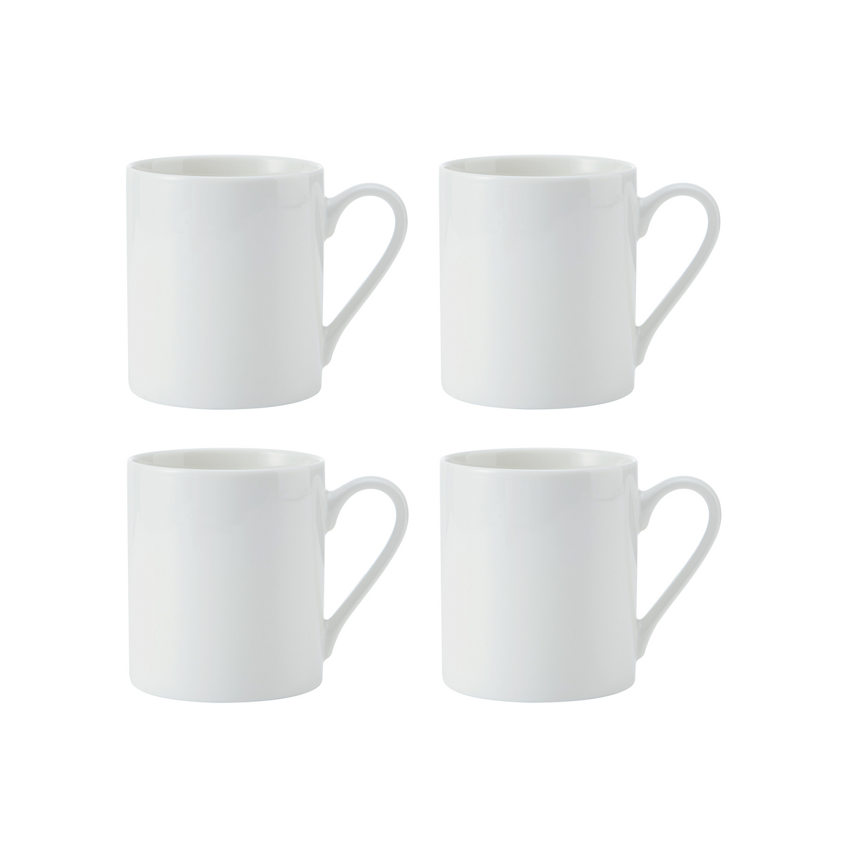 MIKASA EGRET 4PC FINE CHINA MUG SET 380ML