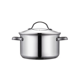 MASTERPRO MCKINNON STAINLESS STEEL 4 PIECE COOKSET