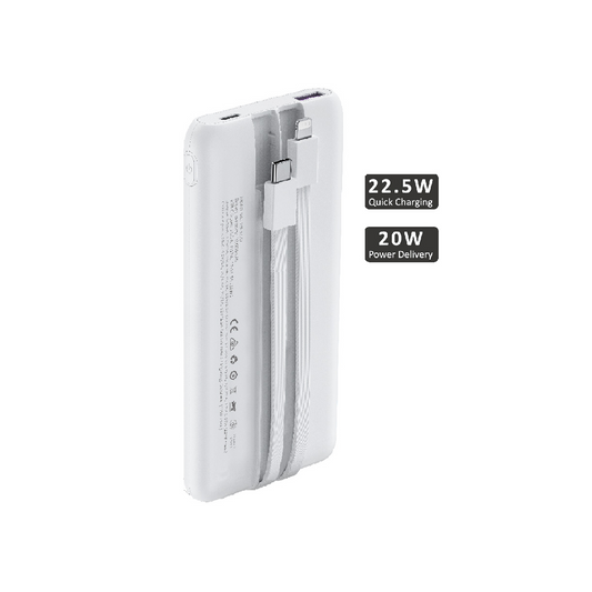 SANSAI PORTABLE POWER BANK 10000MAH (Black and White - randomly selected)