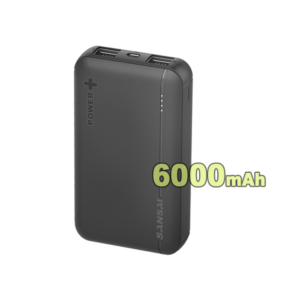 SANSAI 6000MAH POWER BANK (Black and White - randomly selected)