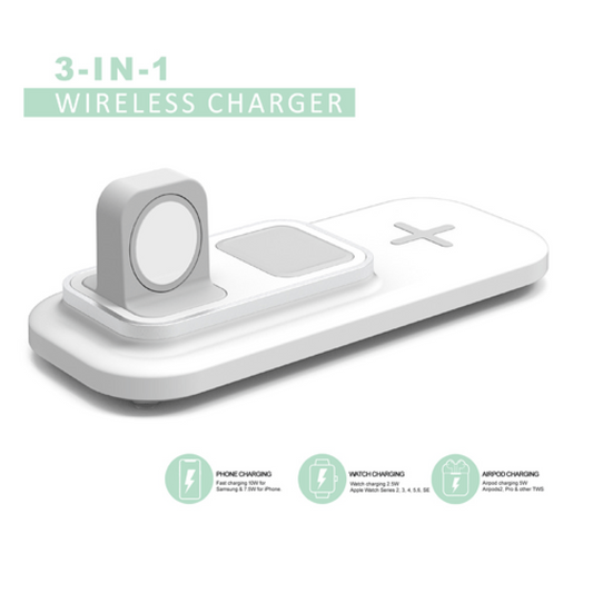 SANSAI 3-IN-1 WIRELESS CHARGER