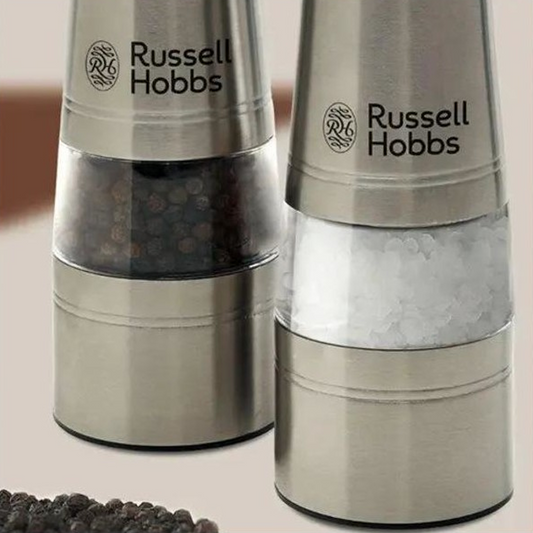 Russell Hobbs Salt & Pepper Mills - Brushed Stainless Steel