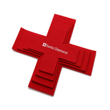 SWISS DIAMOND FELT PAN PROTECTORS - SET OF 5 - 18cm, 23cm, 28cm, 33cm & 38cm