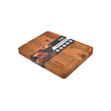 CLASSICA ST. CLARE ACACIA REVERSIBLE BOARD WITH JUICE CURVE - SIZE: 40 X 30 X 3.8CM