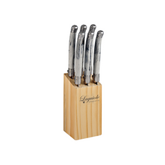 LAGUIOLE ETIQUETTE 24PC CUTLERY SET AND 6PC STEAK KNIFE COMBO