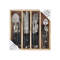 LAGUIOLE ETIQUETTE 24PC CUTLERY SET AND 6PC STEAK KNIFE COMBO