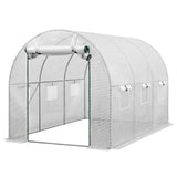 Green Fingers Greenhouse 3x2x2M Walk in Green House White