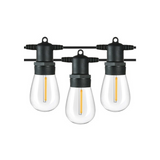 LUMIFX 10 BULB OUTDOOR FESTOON LIGHTS 8 LIGHTING EFFECTS 10 METRES WARM WHITE