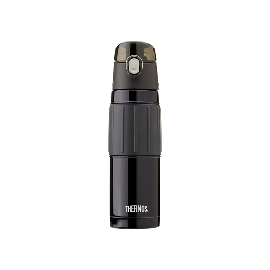 THERMOS 530ML VACUUM INSULATED HYDRATION BOTTLE WITH HYGIENIC FLIP LID MIDNIGHT BLUE