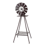 Gardeon Garden Windmill Metal Outdoor Yard Decor 160cm Bronze