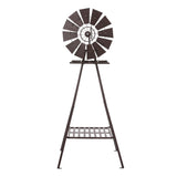 Gardeon Garden Windmill Metal Outdoor Yard Decor 160cm Bronze
