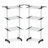 Artiss 2X Clothes Drying Rack 173cm Coat Airer Hanger Foldable