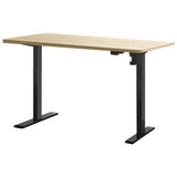 Artiss Standing Desk Motorised White Oak 140CM
