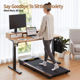 Artiss Electric Standing Desk Height Adjustable Home Office 120cm Oak