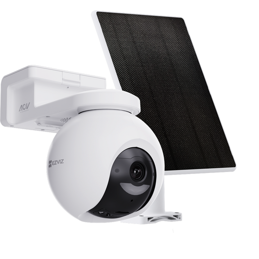 EZVIZ HB8 PRO 4K CAMERA WITH SOLAR PANEL AND 16GB SD CARD