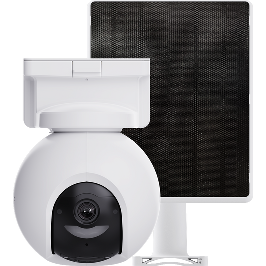 EZVIZ HB8 PRO 4K CAMERA WITH SOLAR PANEL AND 16GB SD CARD