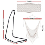 Gardeon Hammock Hanging Chair with Heavy Duty Steel Stand