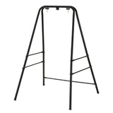 Gardeon Hammock Stand 135cm x180cm Steel Frame for Hanging Chairs Black