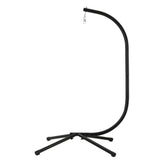 Gardeon Hammock Stand 150kg Capacity Metal Frame for Hanging Chairs Black