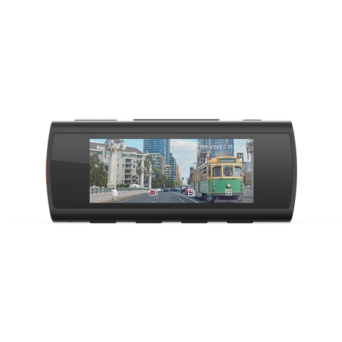 HM-DVR22 4K UHD Front Dash Camera and 1080p Rear Camera With 3.2” IPS Screen, Built-in GPS, and Wi-Fi