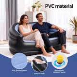 Gardeon Outdoor Air Sofa Inflatable Couch Two-Seater Lounge Chair with Pump Blow Up Couches for Camping