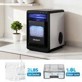Devanti nugget ice maker 20kg chewable nugget ice self-cleaning countertop