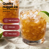 Devanti Ice Maker Machine 15kg Nugget Chewable Ice Cube