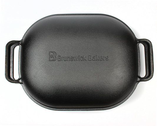 BRUNSWICK BAKERS BY CLASSICA PRE-SEASONED CAST IRON BREAD BAKING PAN - SIZE: 39 X 26CM