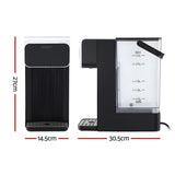 Devanti Instant Hot Water Dispenser 3L Heating Kettle 2400W Touch Control Water Black