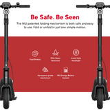 NIU ELECTRIC KICK SCOOTER KQI3 SPORT BLACK (GRADE C - REFURB)