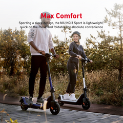 NIU ELECTRIC KICK SCOOTER KQI3 SPORT BLACK (GRADE A - REFURB)