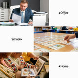 Devanti A4 Laminator Machine, Hot & Cold Thermal Fast Lamination Anti-Jam Laminator for Office School Home Document Photo Card Handmade A4 A5 A6, White