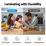Devanti A4 Laminator Machine, Hot & Cold Thermal Fast Lamination Anti-Jam Laminator for Office School Home Document Photo Card Handmade A4 A5 A6, White
