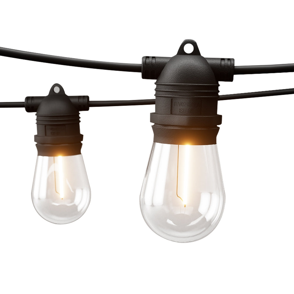 46m Festoon Lights Christmas Fairy String Lights Outdoor Party Garden Decor