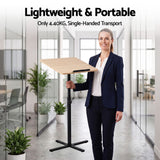 Artiss Floor Podium Stand 78-127CM Height Adjustable Portable Laptop Desk