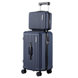 Wanderlite 2-piece hard-shell luggage set 12 inch and 20 inch TSA lock Navy