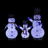 Jingle Jollys Christmas Lights 330 LED Fairy Light 3pcs Snowman Decorations Set