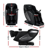 Livemor 4D Massage Chair Recliner SL Track Full Body Zero Gravity Massager Heated AI Body Scan REILY