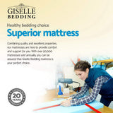 Giselle Bedding 34cm Mattress Cool Gel Memory Foam King Single
