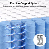 Giselle 25cm Double Hybrid Mattress Soft Knitted Fabric Edge Support Gel Foam