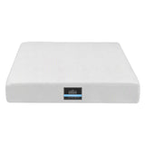 Giselle 25cm Double Hybrid Mattress Soft Knitted Fabric Edge Support Gel Foam
