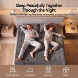 Giselle Double Reversible Spring Mattress Cashmere Cover Gel Foam Firm 35cm