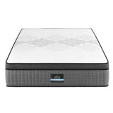 Giselle Bedding King Mattress 37cm 4-in-1 Adjustable Firmness Cooling Gel Memory Foam Dual-Zone Flippable for Couples
