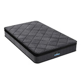 Giselle Bedding Single Mattress 25cm Pocket Spring Latex Euro Top Medium Firm Bed